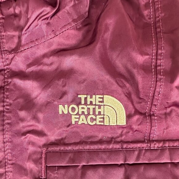 The North Face Hyvent 550 Wine Puffer Jacket Girls Size L (14/16) - Picture 3 of 16